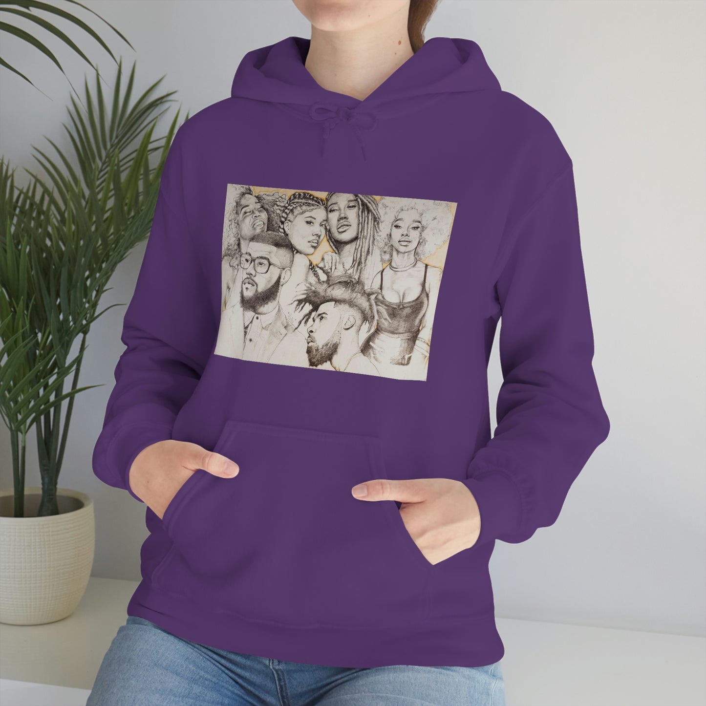 BLACK BEAUTY COLLAGE HOODIE