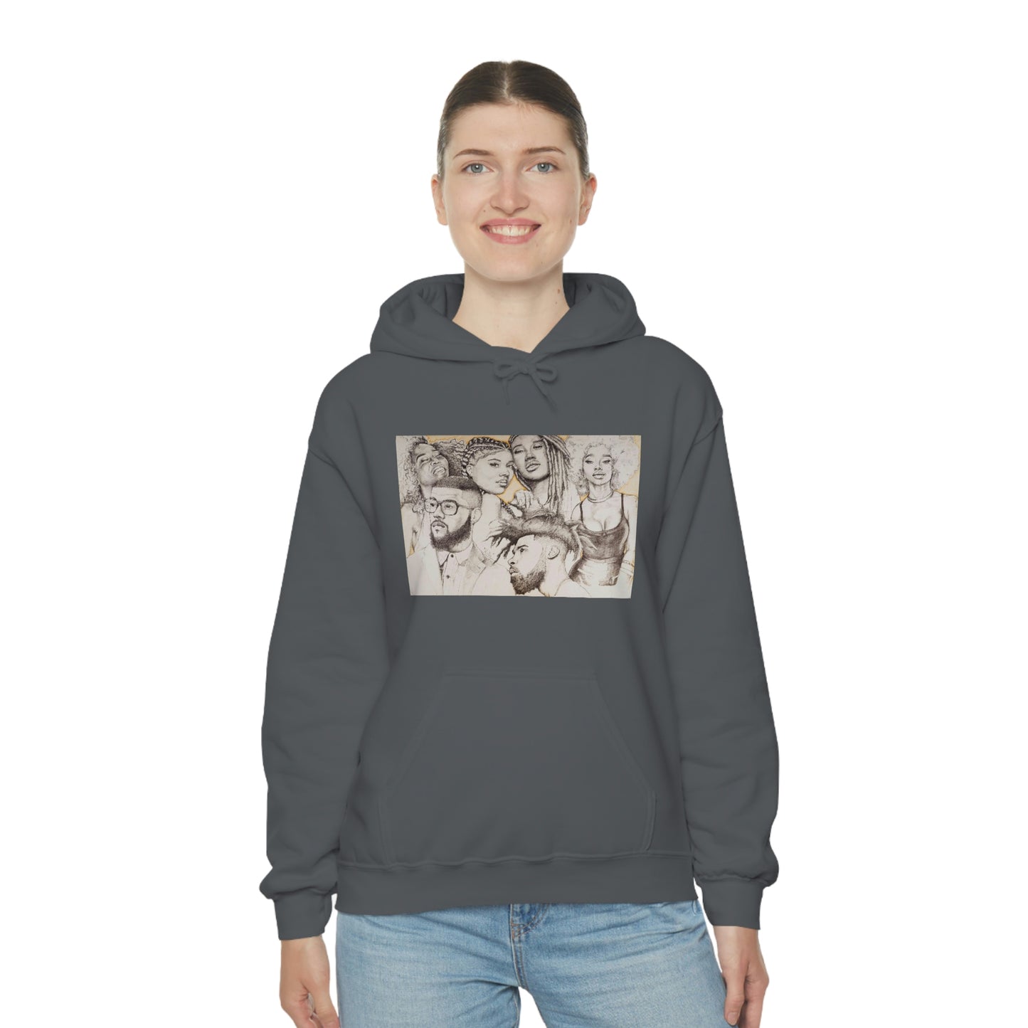 BLACK BEAUTY COLLAGE HOODIE