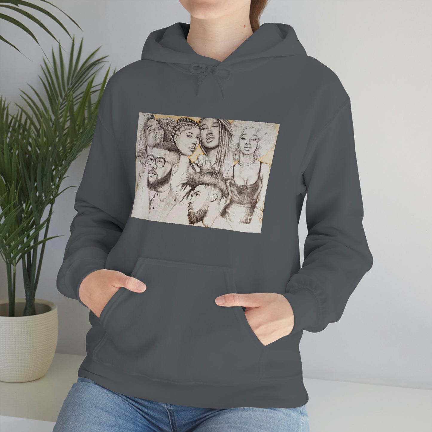 BLACK BEAUTY COLLAGE HOODIE