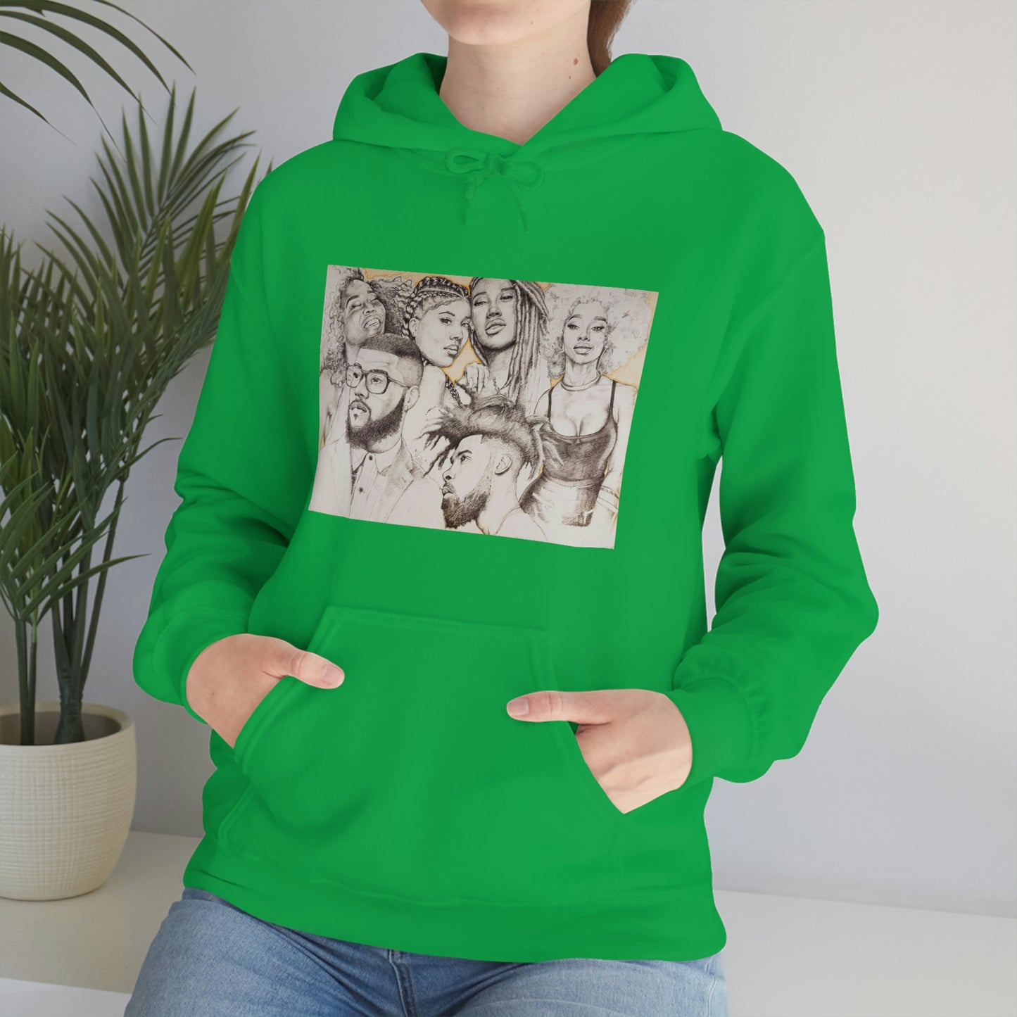 BLACK BEAUTY COLLAGE HOODIE