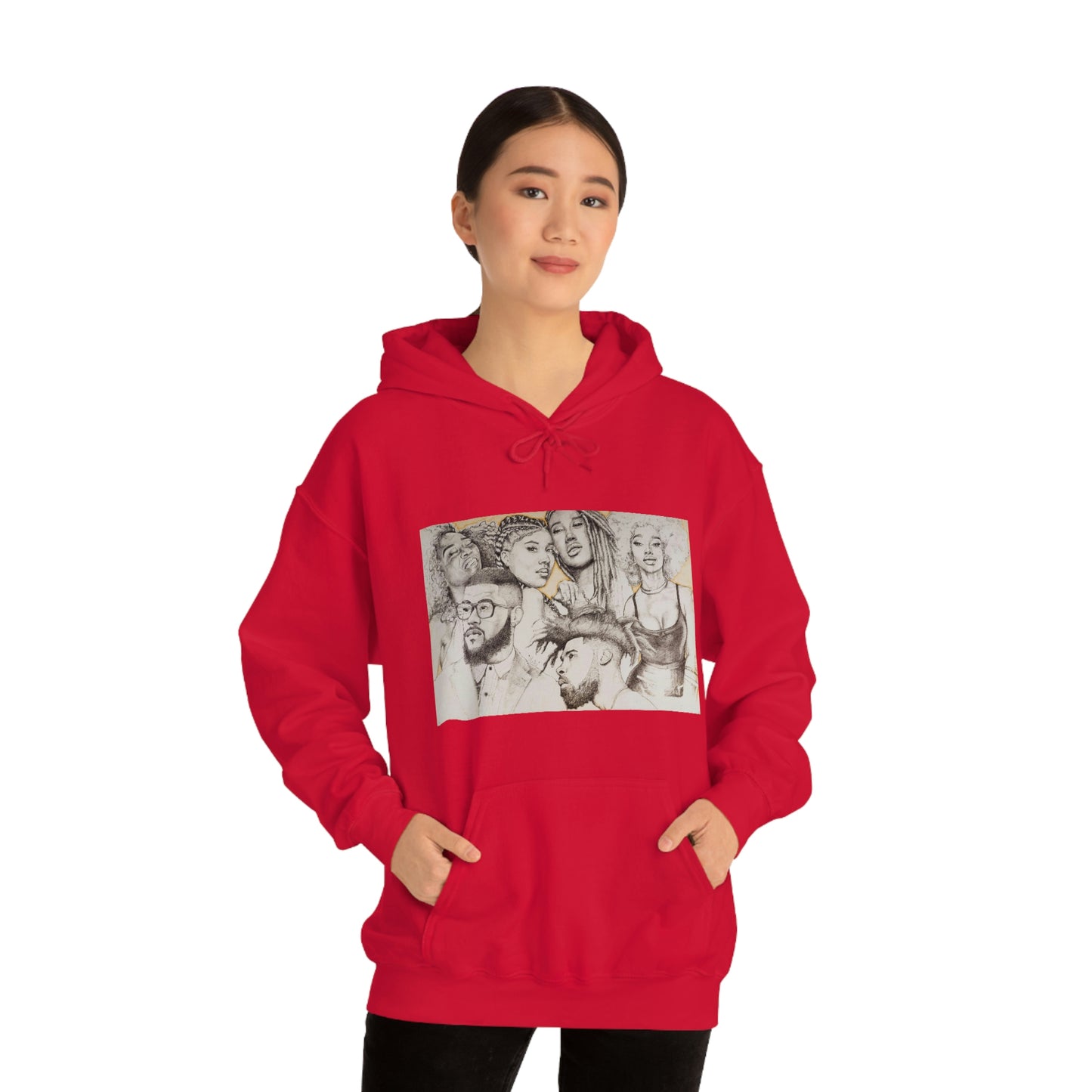 BLACK BEAUTY COLLAGE HOODIE