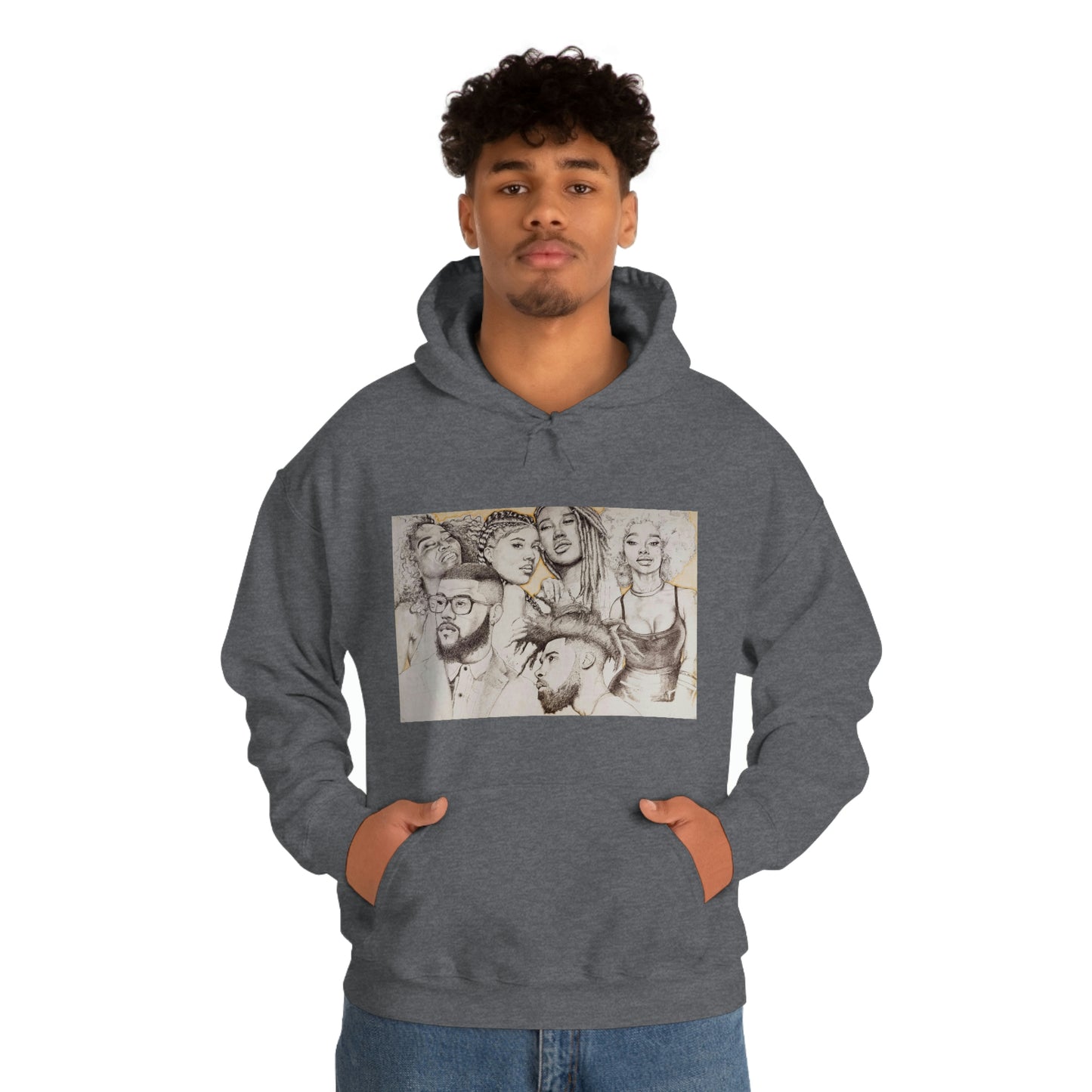 BLACK BEAUTY COLLAGE HOODIE