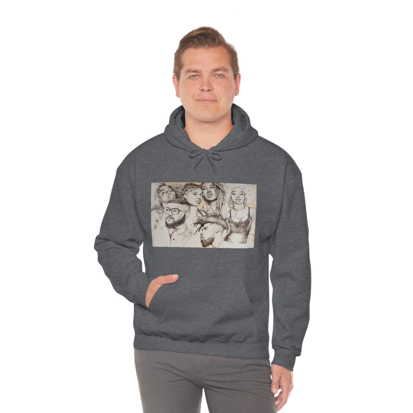 BLACK BEAUTY COLLAGE HOODIE