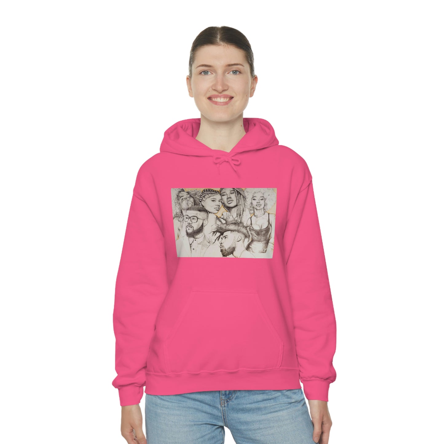 BLACK BEAUTY COLLAGE HOODIE