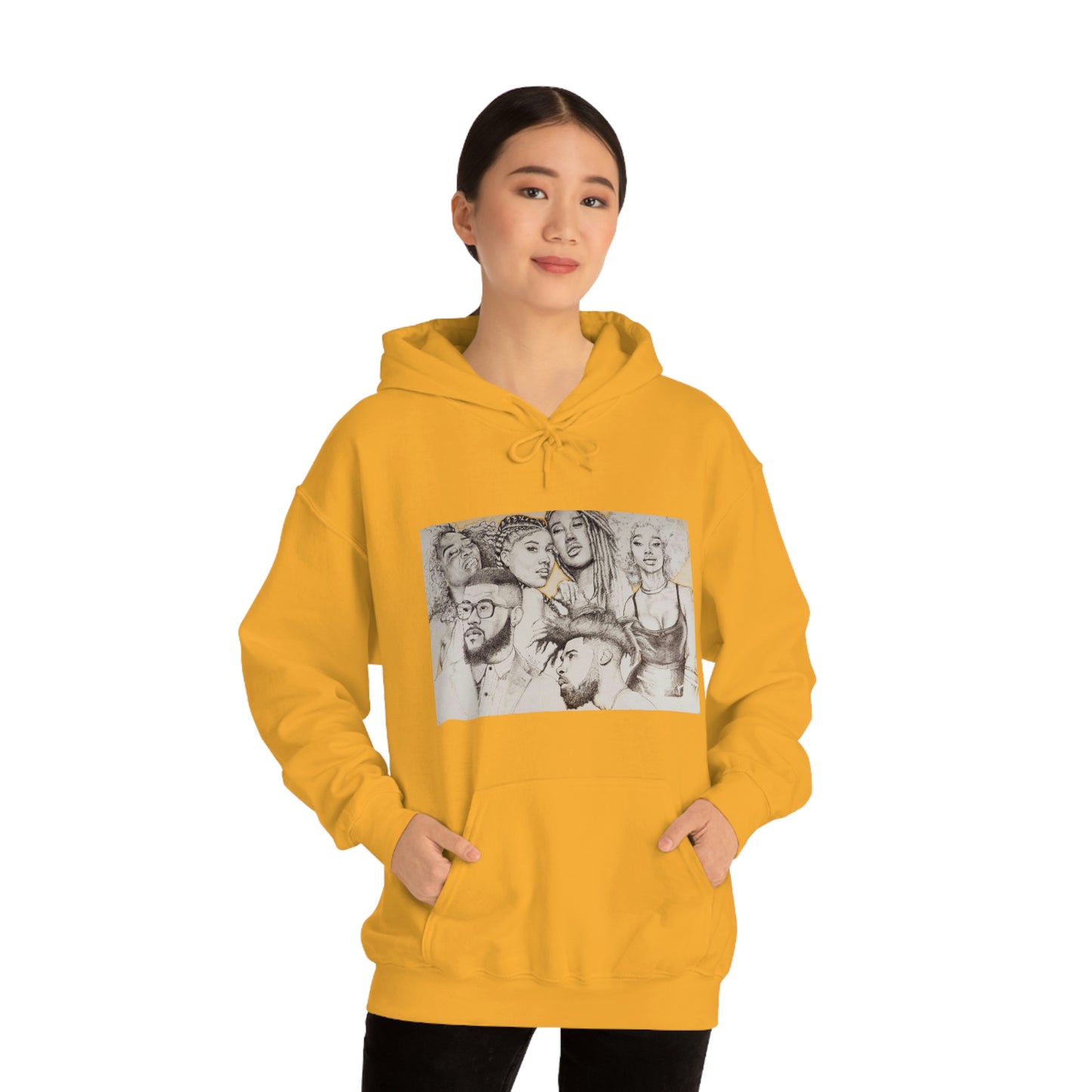 BLACK BEAUTY COLLAGE HOODIE