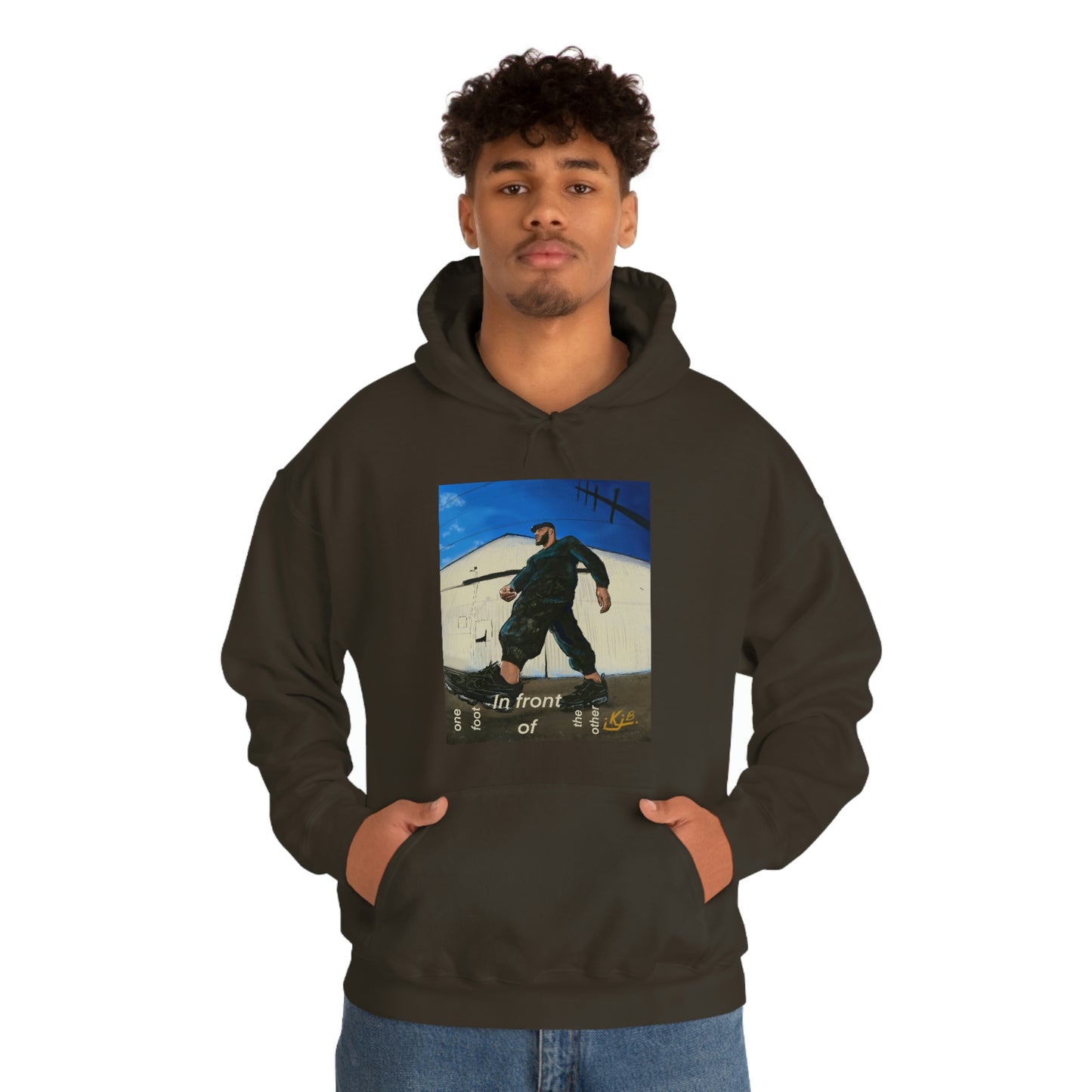 ONE FOOT IN FRONT OF THE OTHER - UNISEX - HOODIE