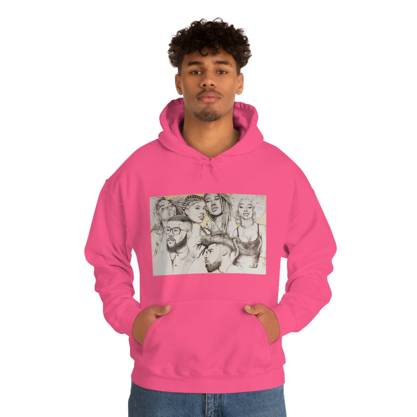 BLACK BEAUTY COLLAGE HOODIE