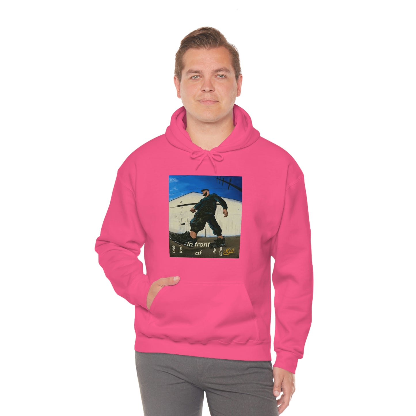 ONE FOOT IN FRONT OF THE OTHER - UNISEX - HOODIE