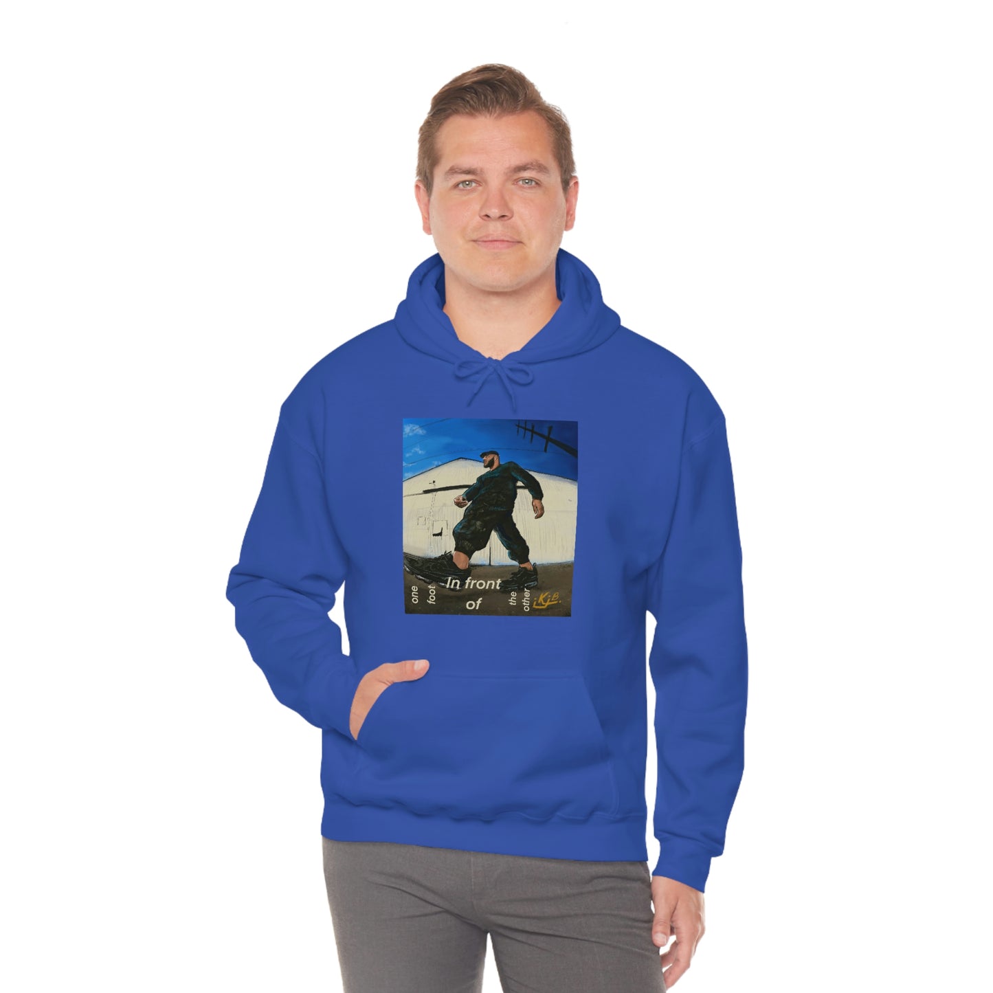 ONE FOOT IN FRONT OF THE OTHER - UNISEX - HOODIE