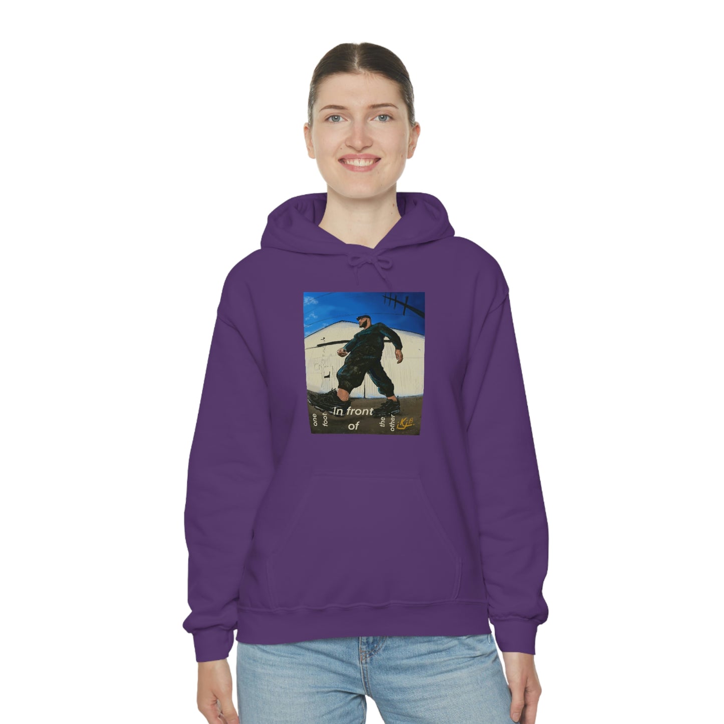 ONE FOOT IN FRONT OF THE OTHER - UNISEX - HOODIE