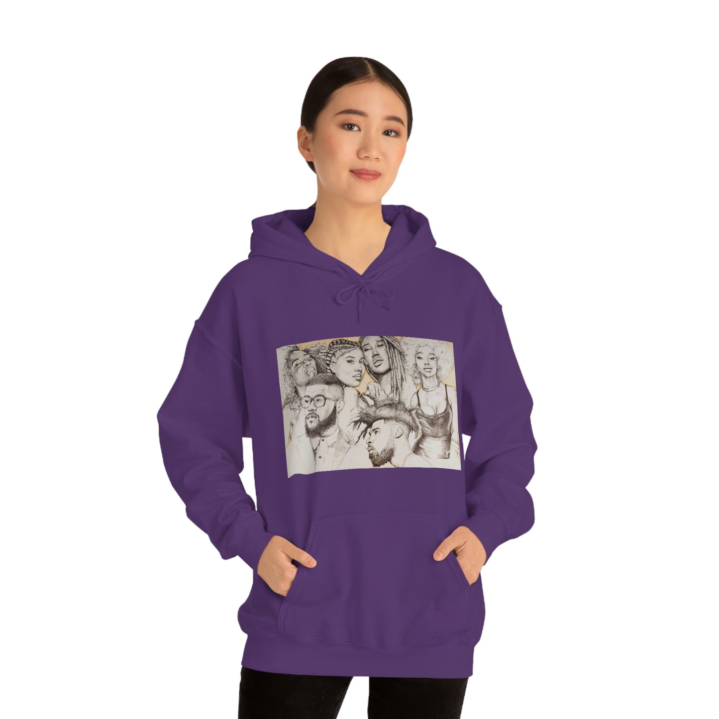 BLACK BEAUTY COLLAGE HOODIE