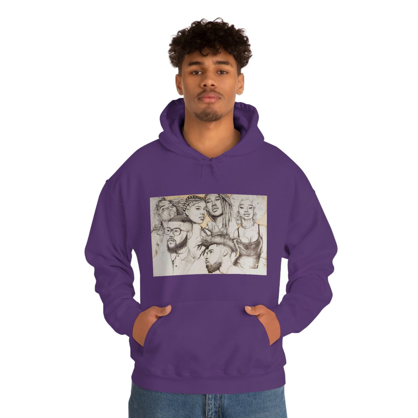 BLACK BEAUTY COLLAGE HOODIE