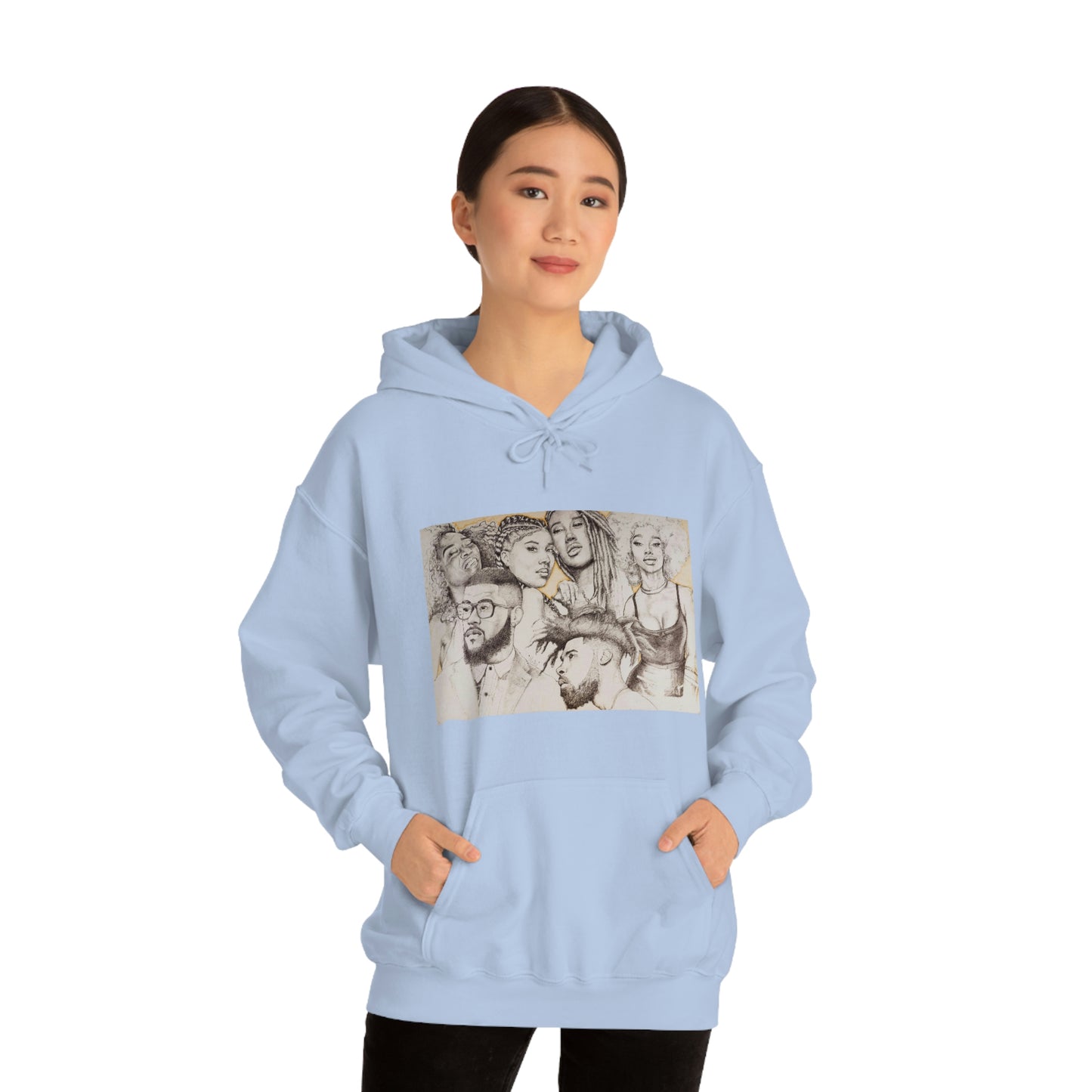 BLACK BEAUTY COLLAGE HOODIE