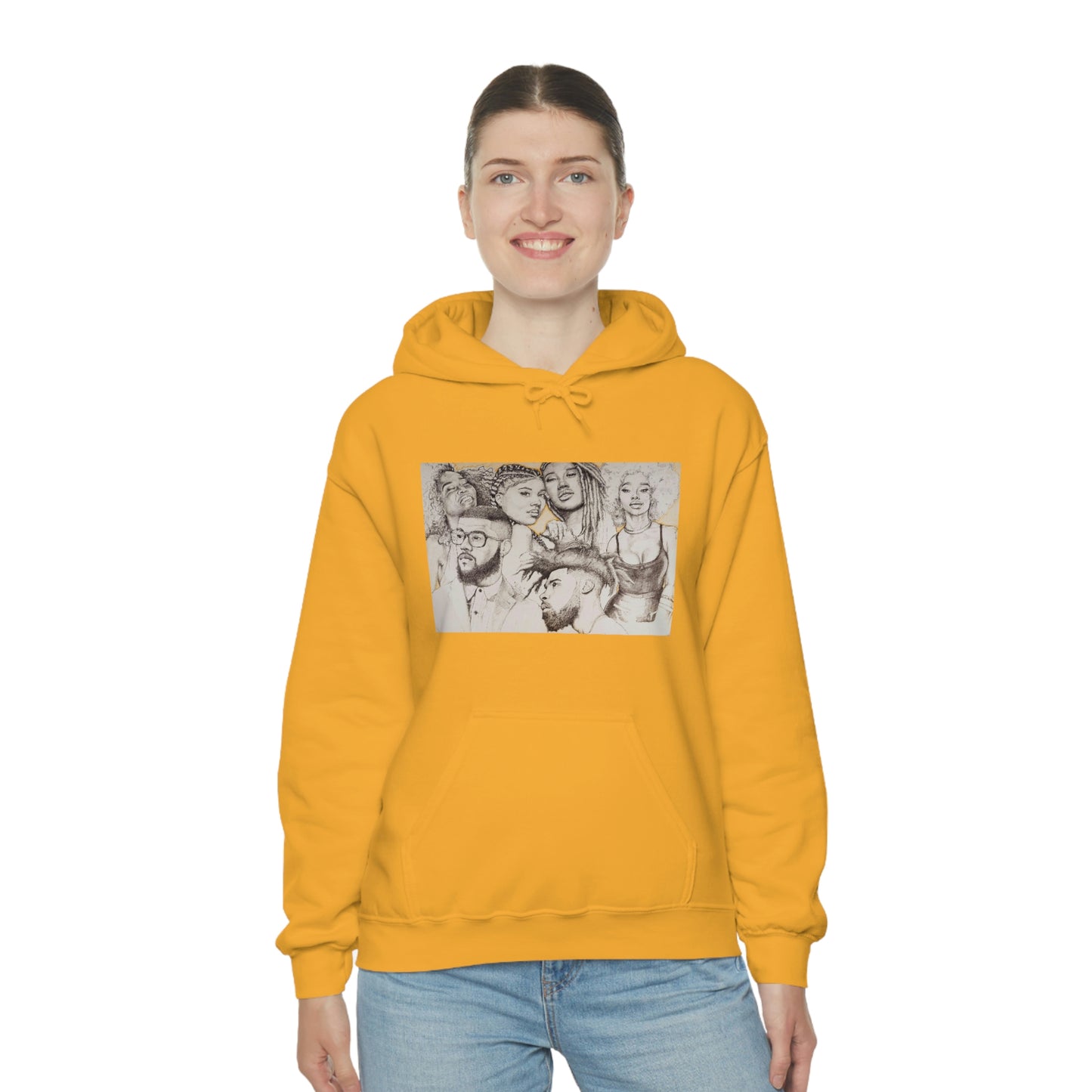 BLACK BEAUTY COLLAGE HOODIE