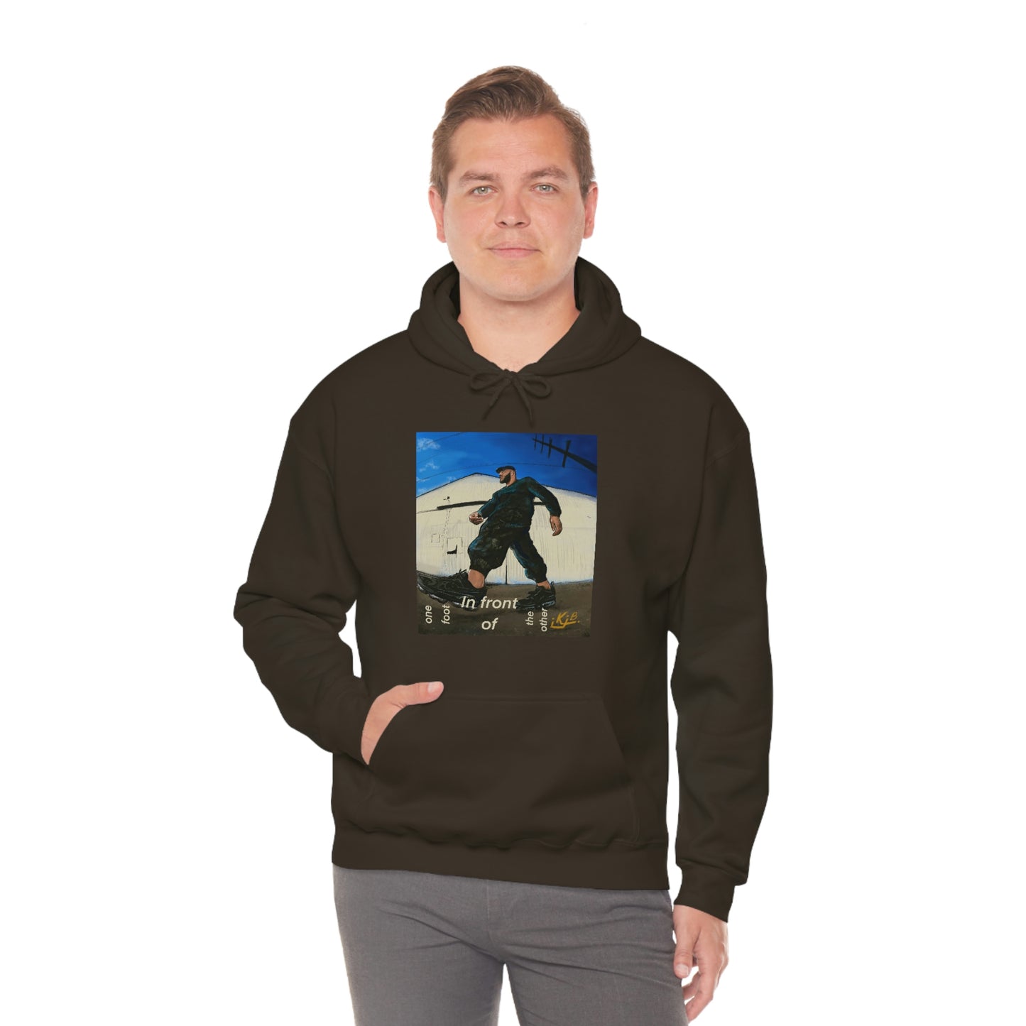 ONE FOOT IN FRONT OF THE OTHER - UNISEX - HOODIE