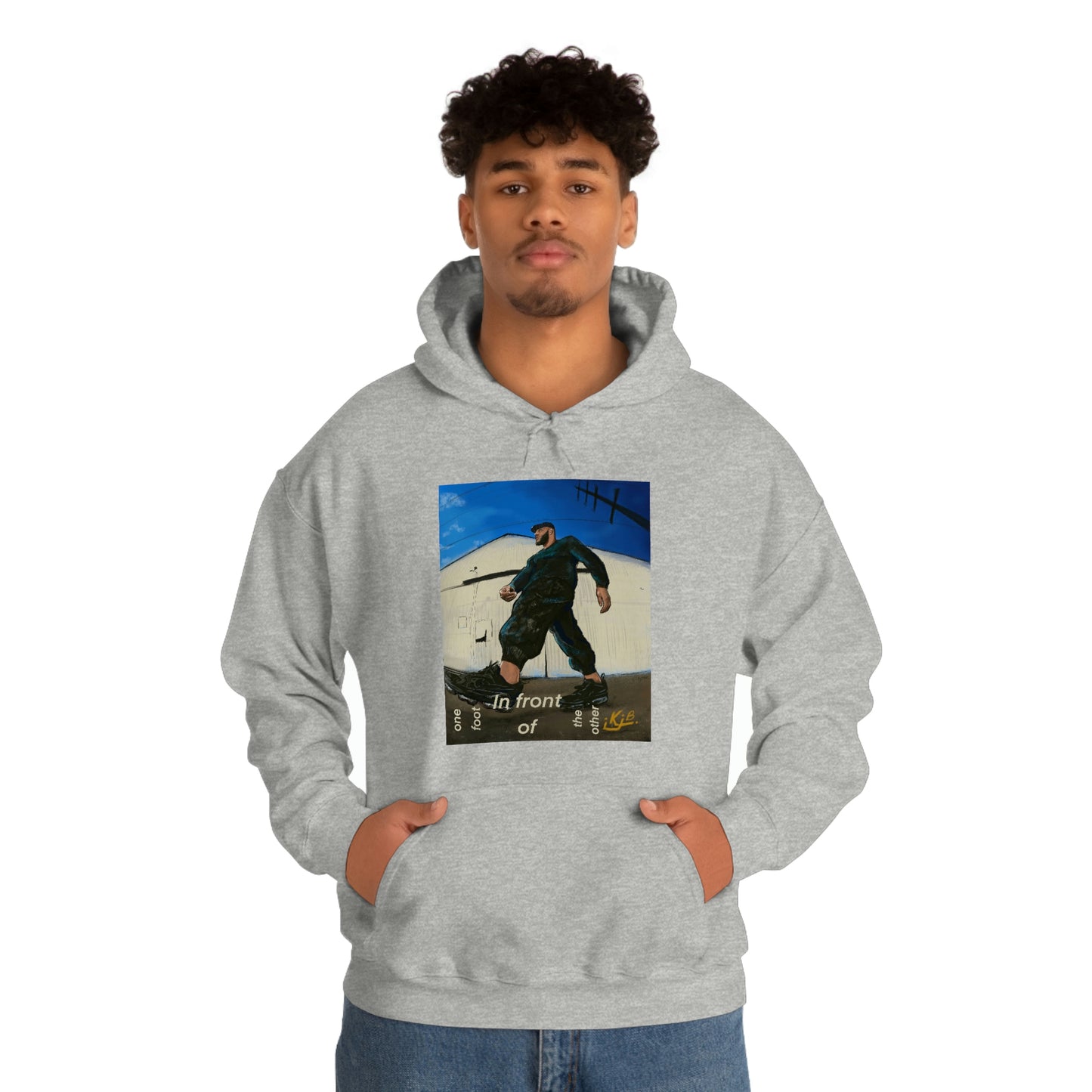 ONE FOOT IN FRONT OF THE OTHER - UNISEX - HOODIE