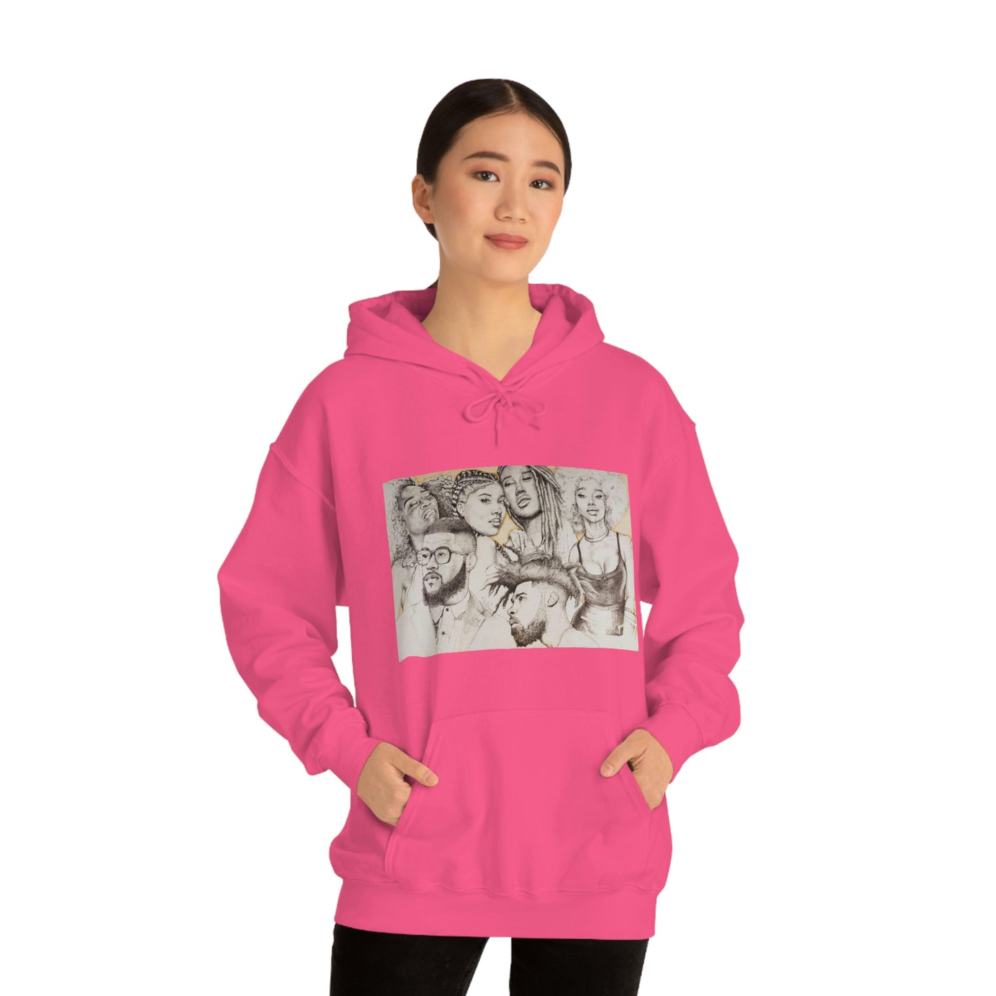 BLACK BEAUTY COLLAGE HOODIE