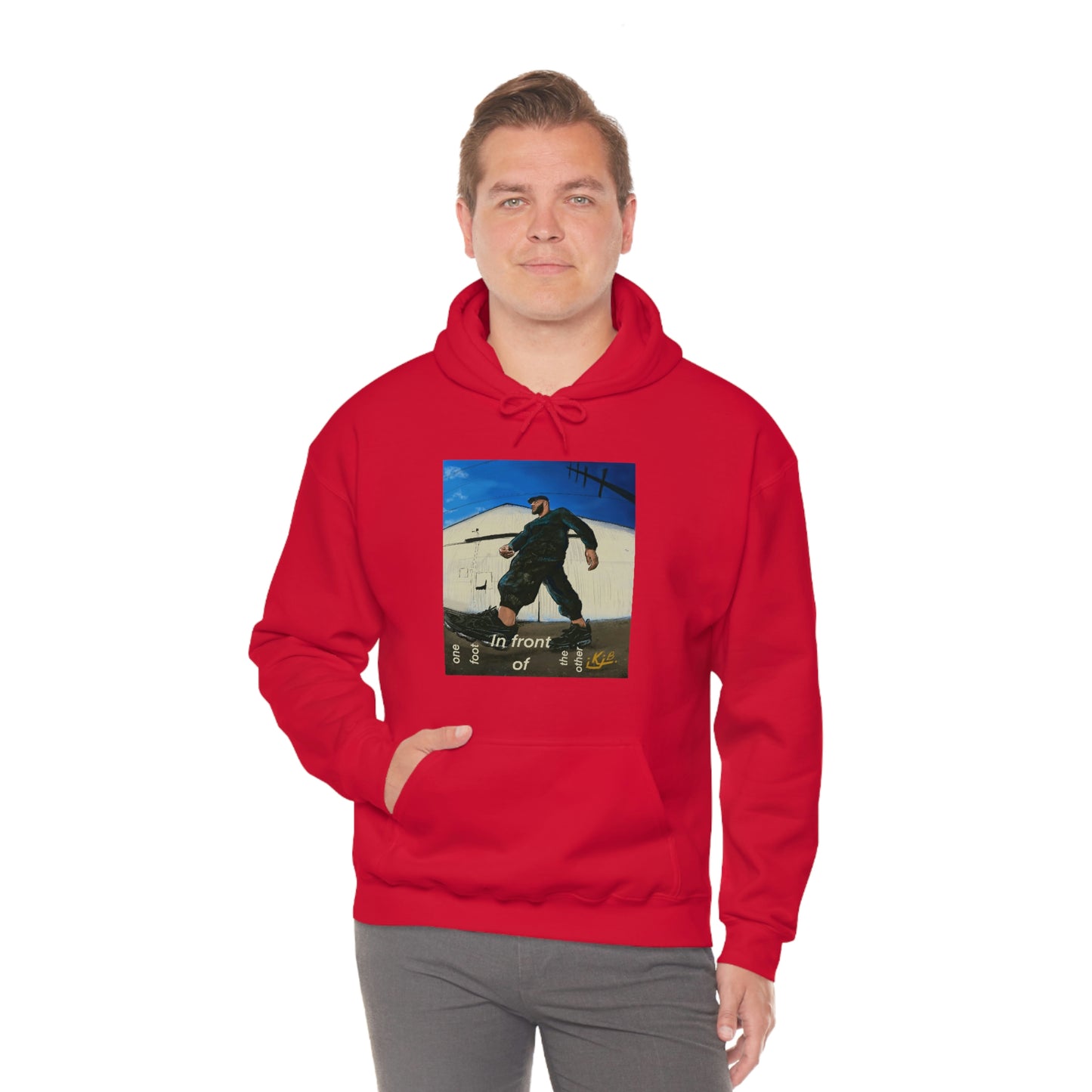 ONE FOOT IN FRONT OF THE OTHER - UNISEX - HOODIE