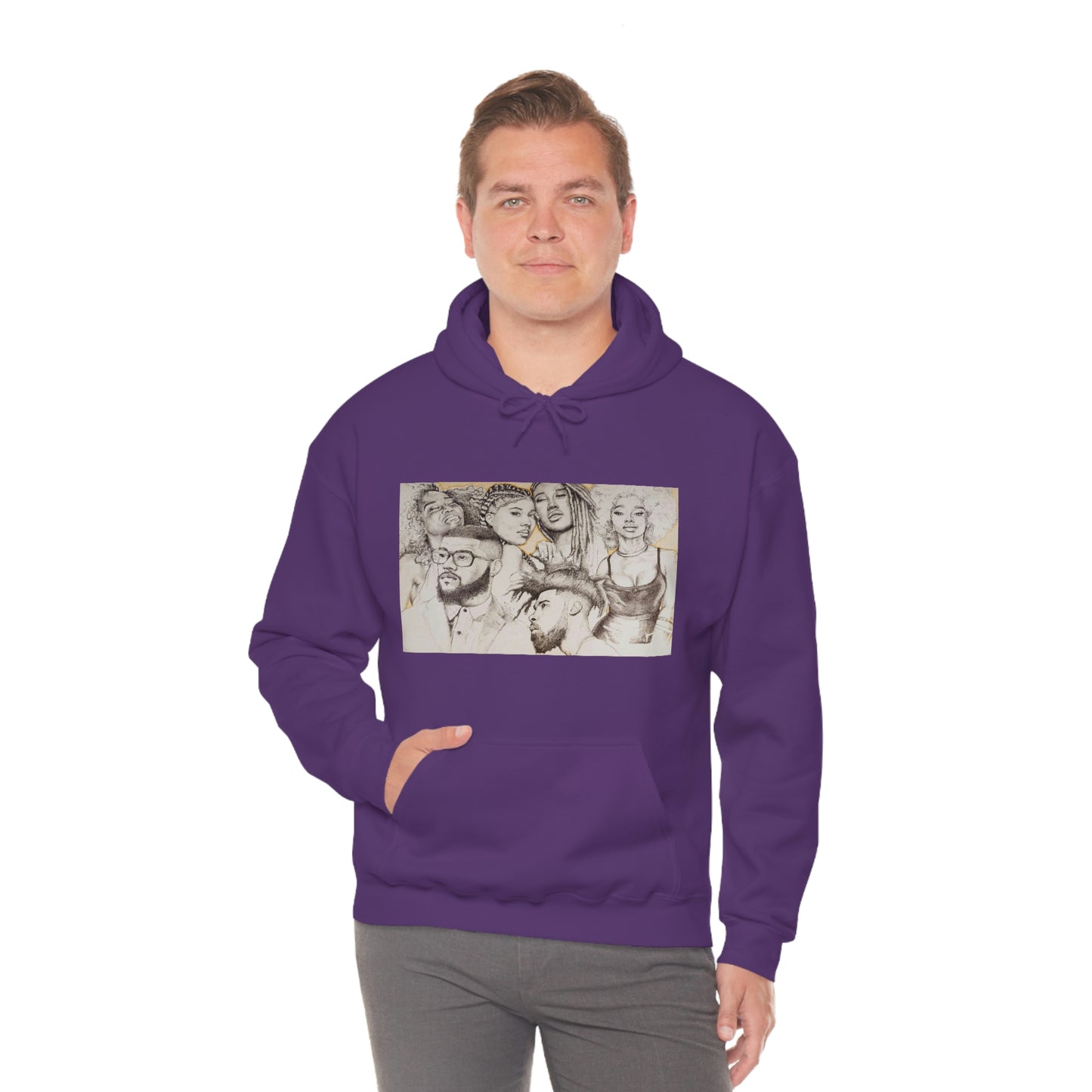 BLACK BEAUTY COLLAGE HOODIE