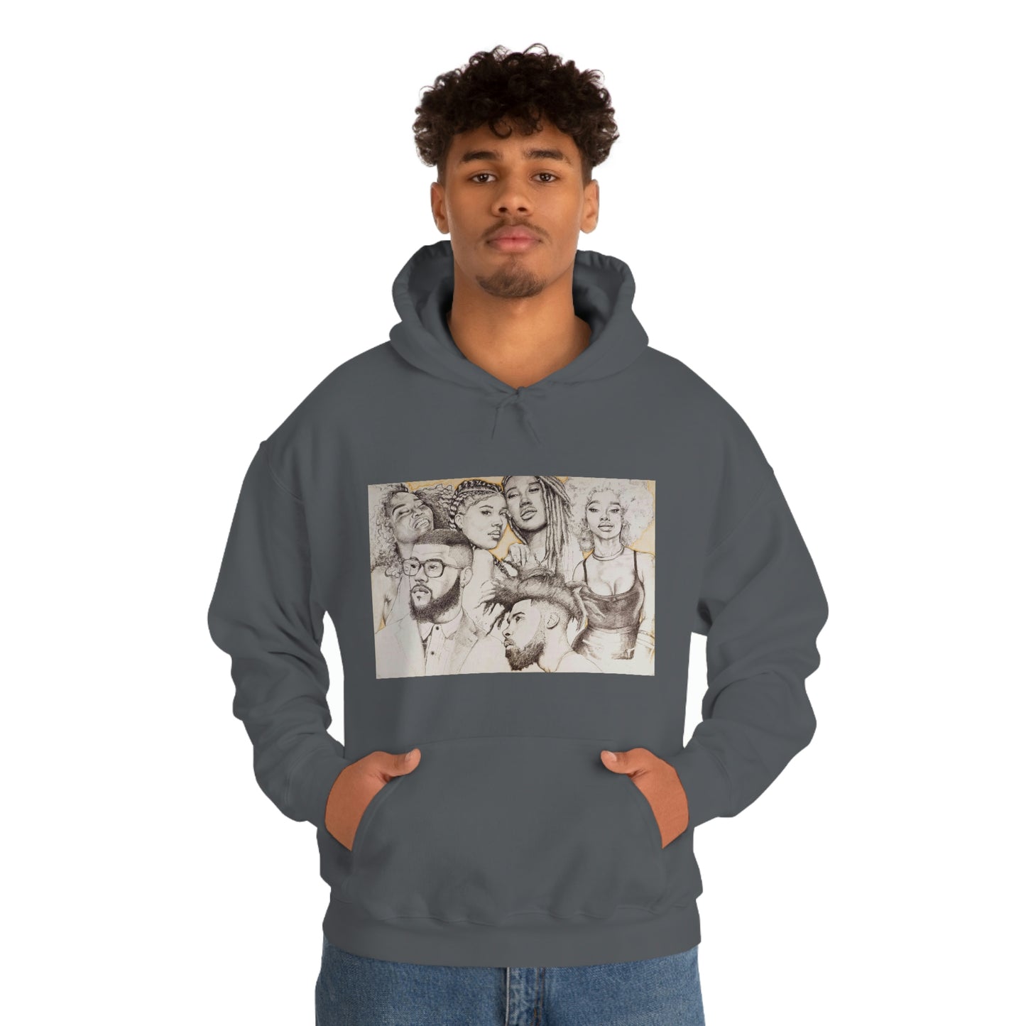 BLACK BEAUTY COLLAGE HOODIE