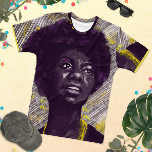 NINA SIMONE - ALL OVER - MEN'S T-SHIRT