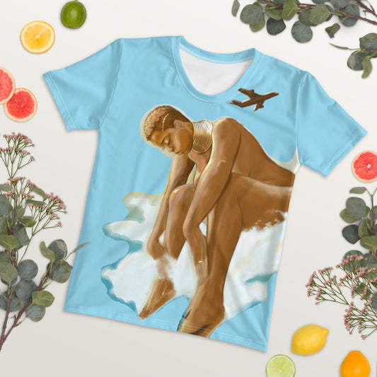 CLOUD 9 GODDESS - LIGHT BLUE - WOMEN'S T-SHIRT