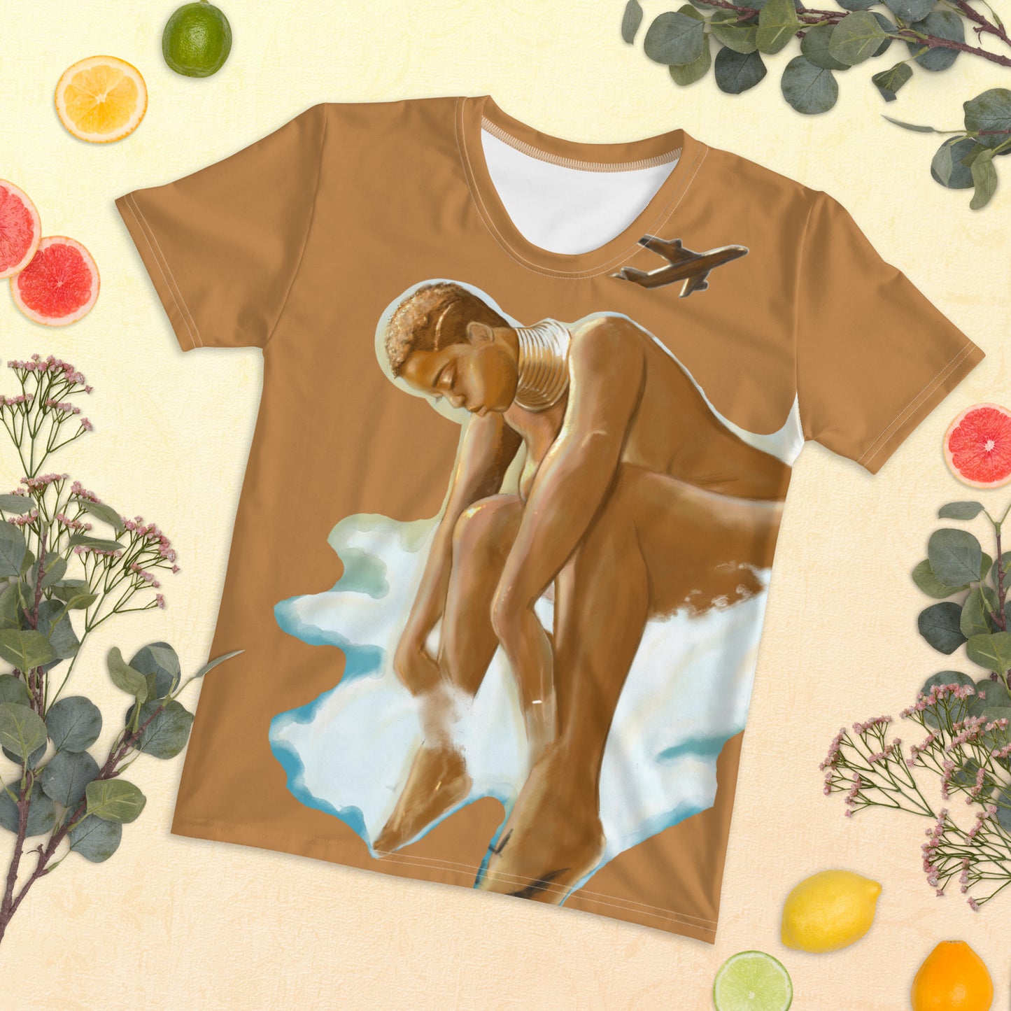 CLOUD 9 GODDESS - BROWN - WOMEN'S - T-SHIRT