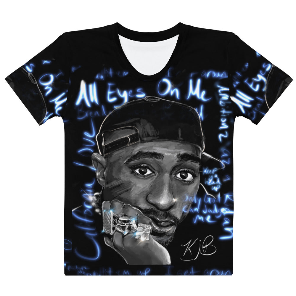 2PAC - ALL OVER - WOMEN'S T-SHIRT