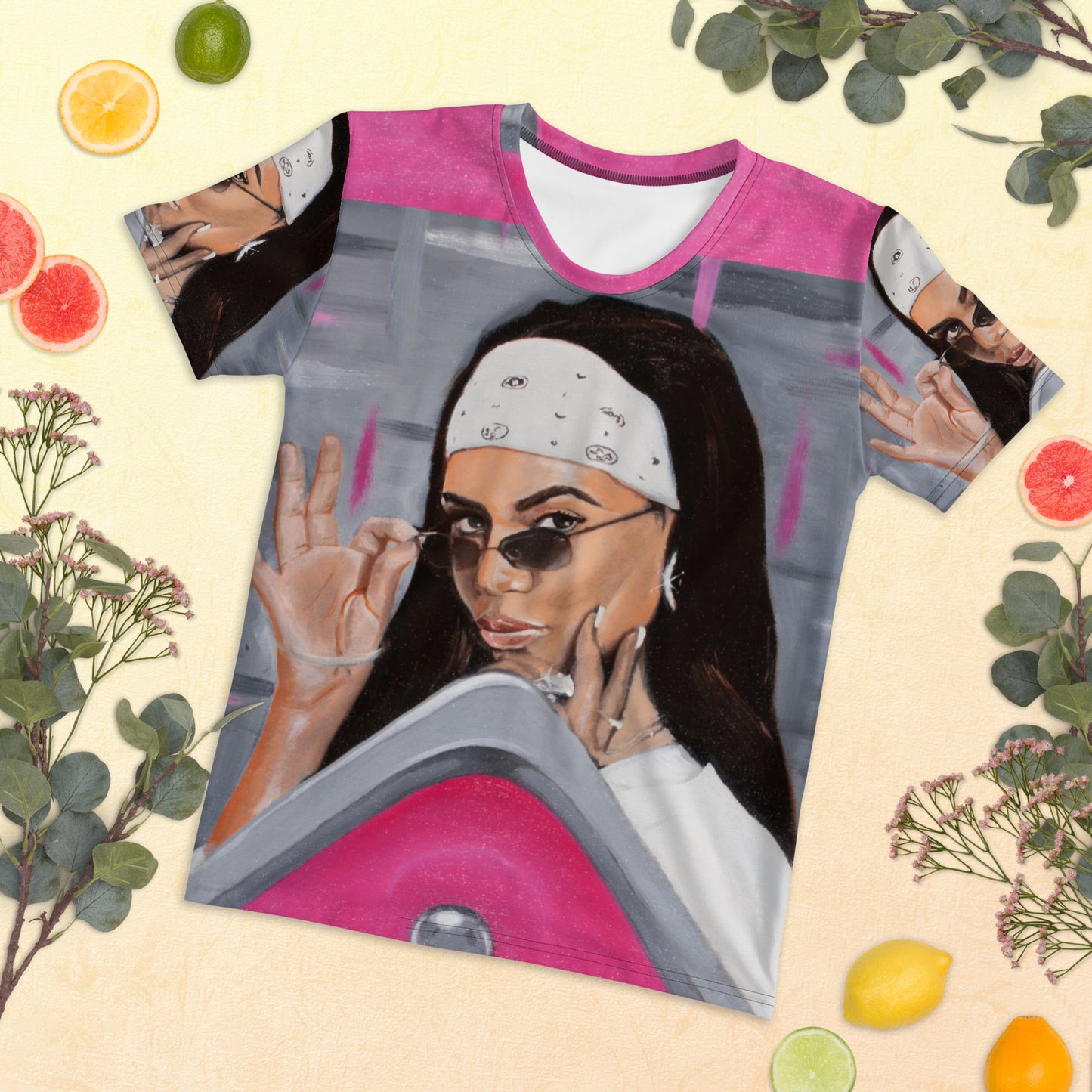 AALIYAH - ALL OVER - WOMEN'S T-SHIRT