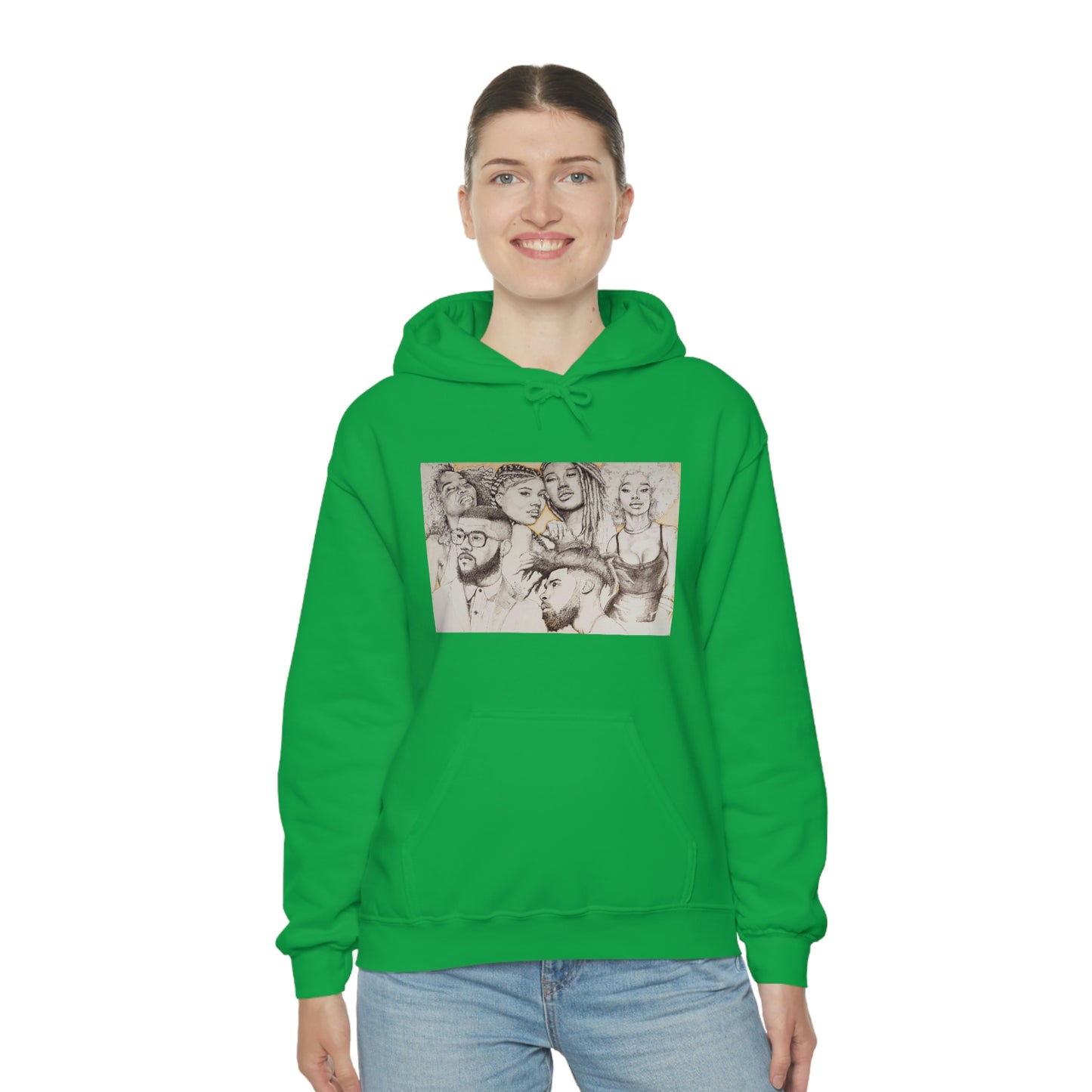 BLACK BEAUTY COLLAGE HOODIE