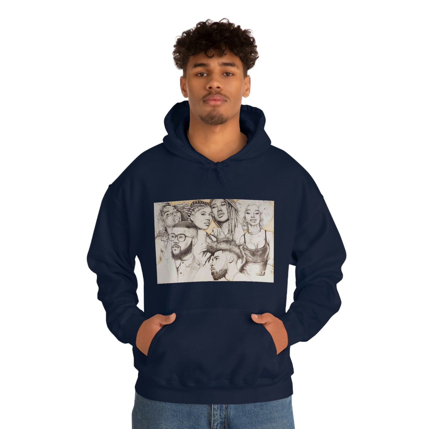 BLACK BEAUTY COLLAGE HOODIE