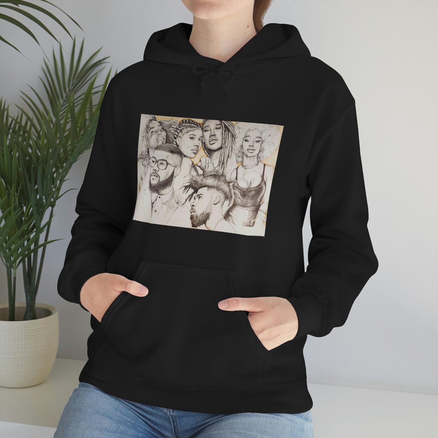 BLACK BEAUTY COLLAGE HOODIE