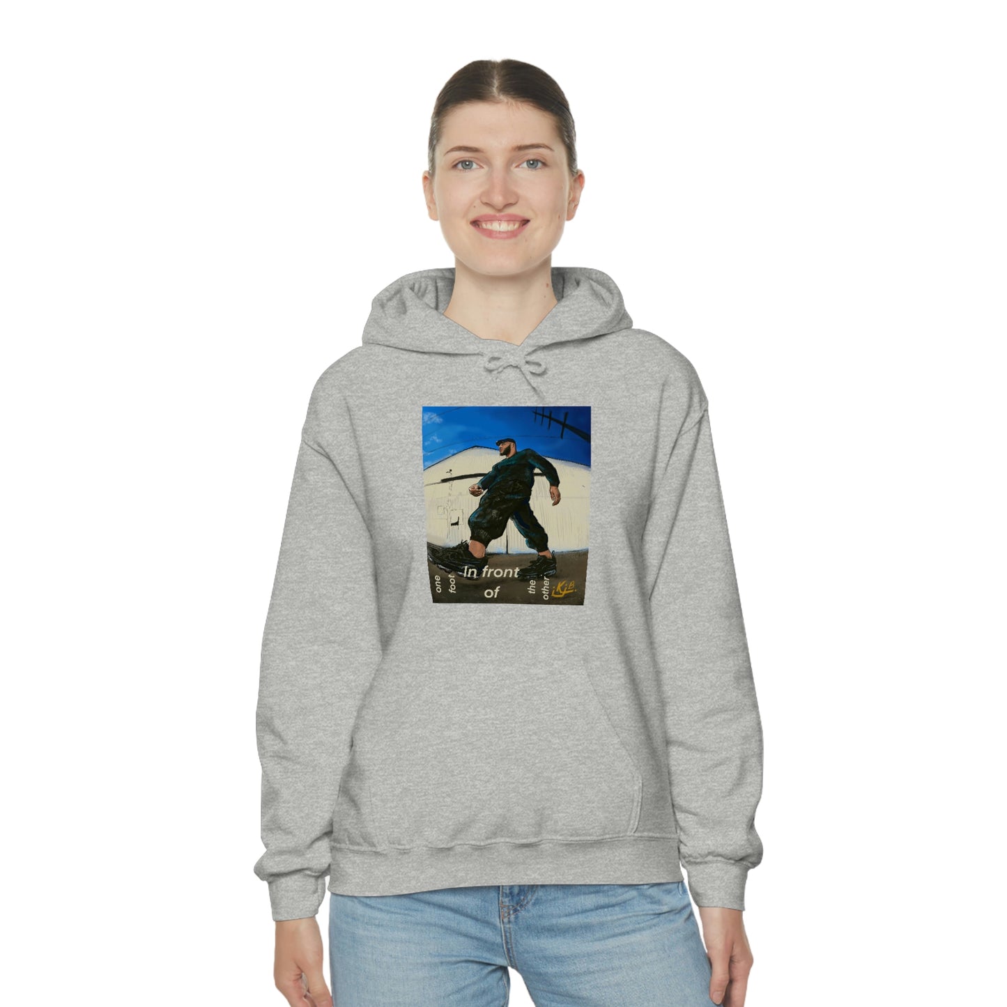 ONE FOOT IN FRONT OF THE OTHER - UNISEX - HOODIE