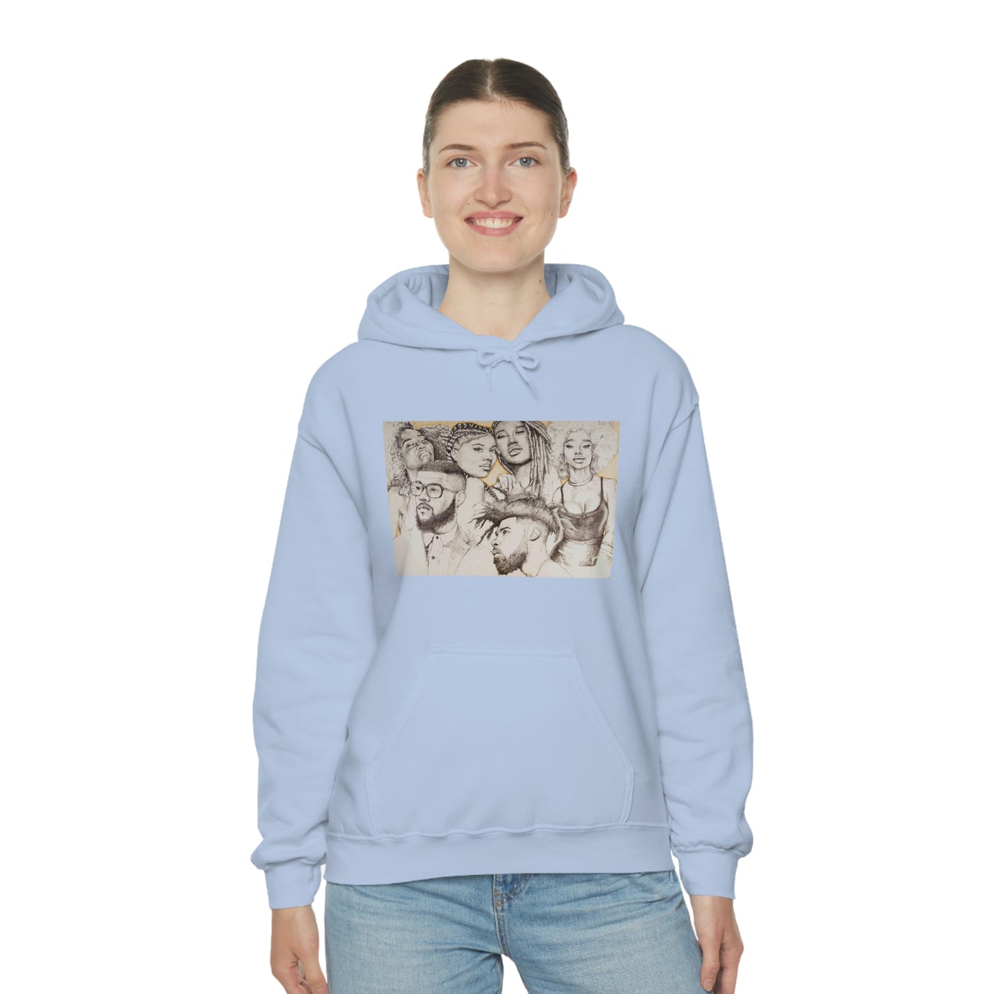 BLACK BEAUTY COLLAGE HOODIE