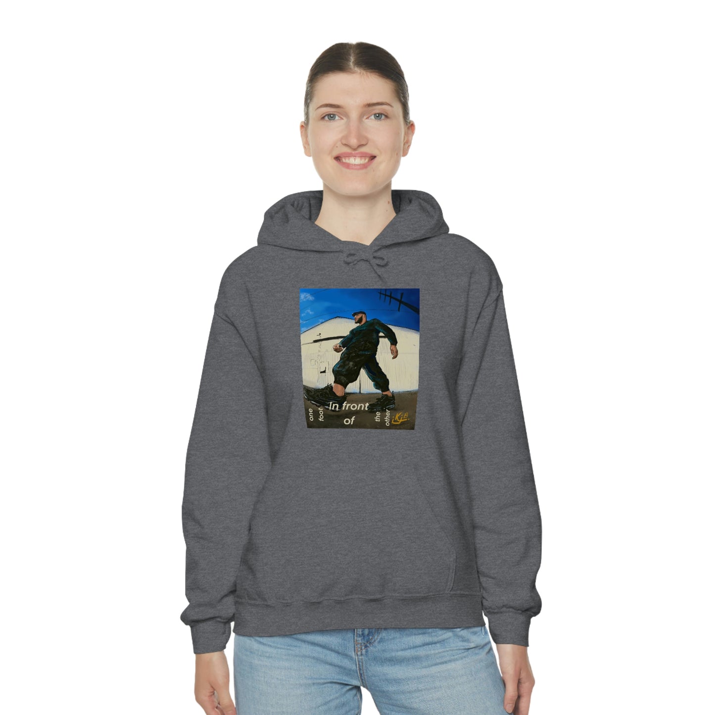 ONE FOOT IN FRONT OF THE OTHER - UNISEX - HOODIE