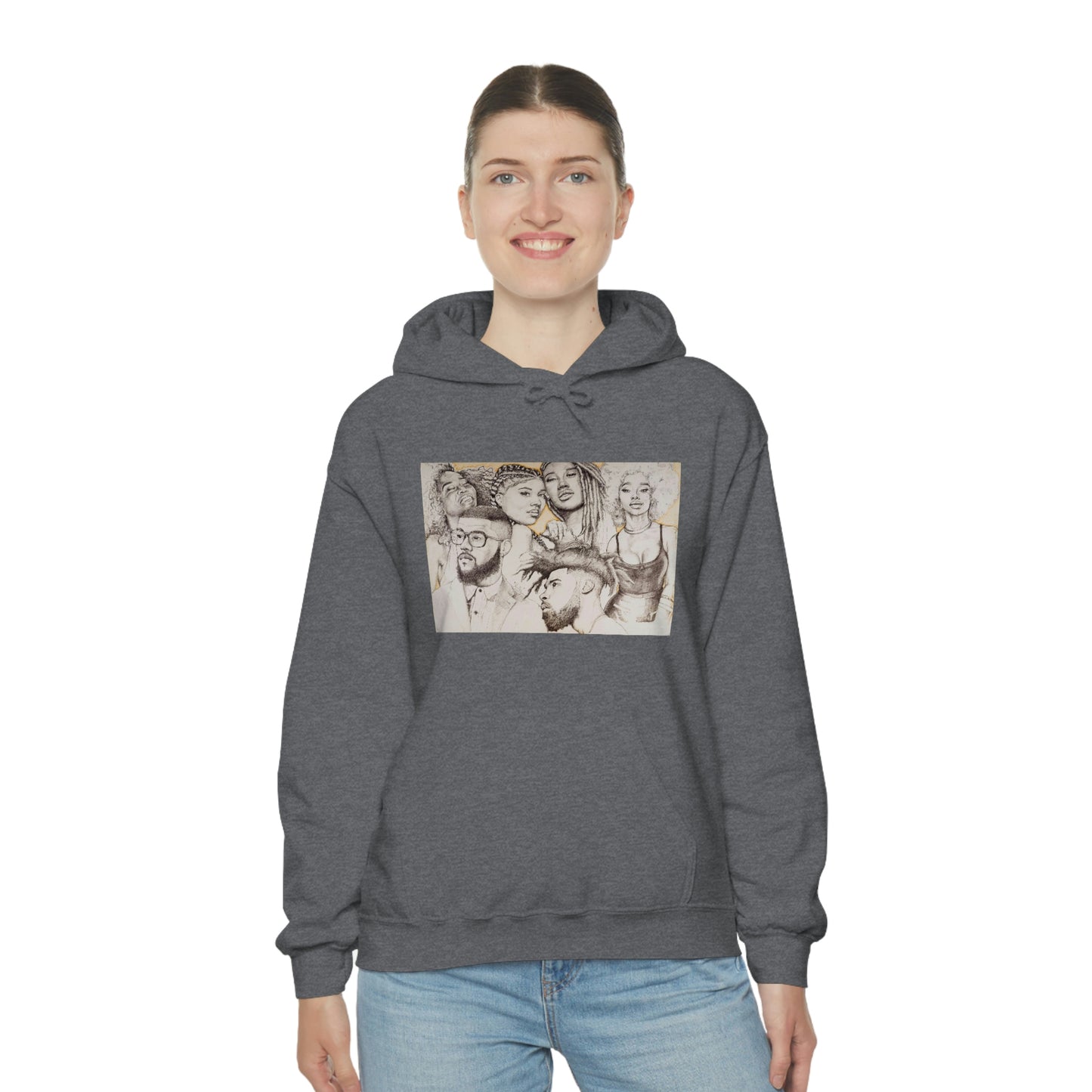 BLACK BEAUTY COLLAGE HOODIE