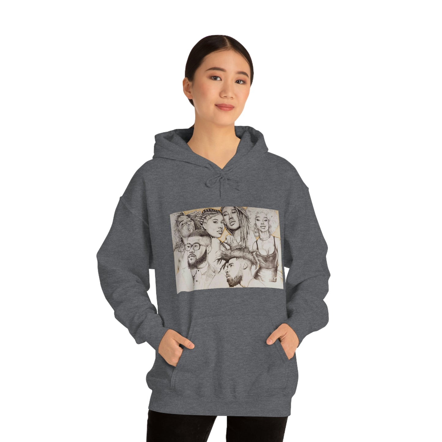 BLACK BEAUTY COLLAGE HOODIE