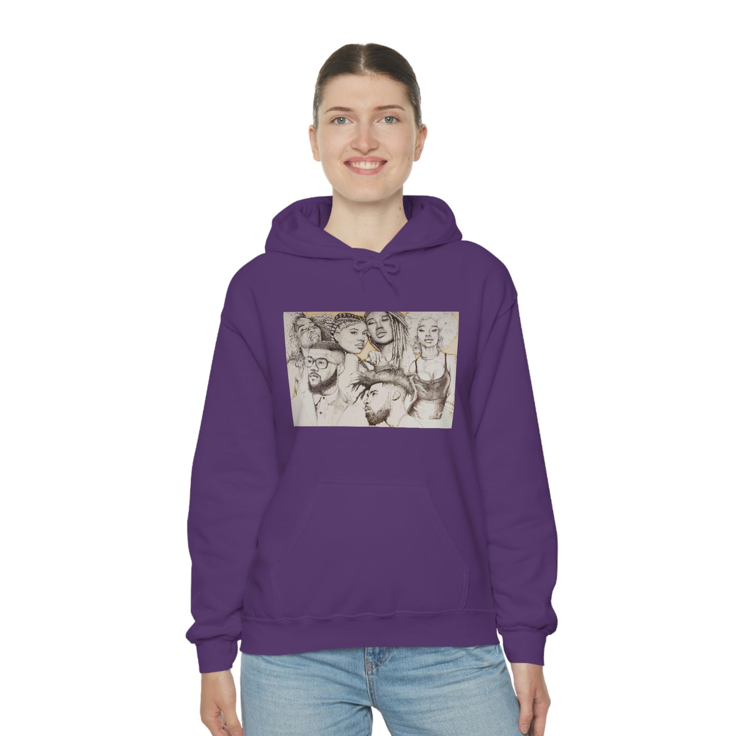 BLACK BEAUTY COLLAGE HOODIE